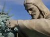 Irã divulga vídeo feito por IA de ‘briga’ entre Estátua da Liberdade e Cristo Redentor; veja