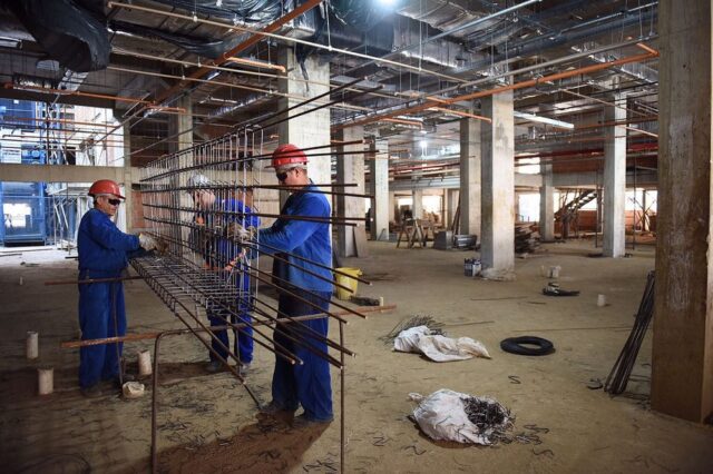 Atividade da construção foi a que mais cresceu no Amazonas — Foto: Divulgação/Ministério da Educação