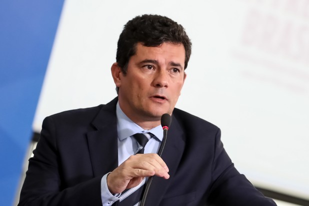 Sergio Moro, ex-juiz federal e ex-ministro da Justiça e Segurança Pública, pode se candidatar pelo Podemos, partido ao qual se filiou Crédito: Marcos Corrêa/PR