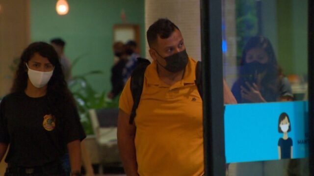 Aparecido Naves Junior, de 35 anos, chegou em Manaus na noite dessa quinta-feira (3). — Foto: Rede Amazônica