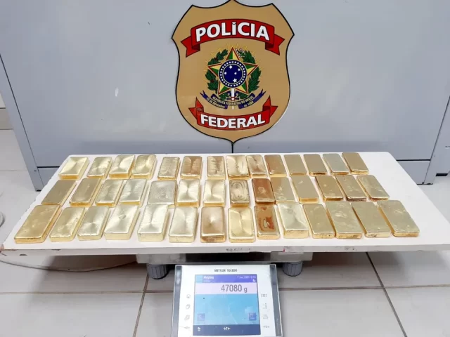 pm-apreende-47-kg-de-ouro-do-garimpo-ilegal-em-manaus-e-pf-diz-que-e-a-maior-apreensao-da-historia-do-amazonas-foto2-pf-am