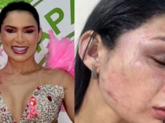 Vídeo mostra musa sendo agredida durante tentativa de roubo após corrida por app em Manaus