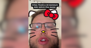 Influenciador critica Zona Franca de Manaus e gera revolta nas redes após fala sobre empregos no Amazonas