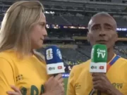 Romário manda recado para Fernanda Gentil após polêmica na Copa
