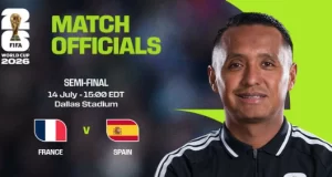 Copa: Fifa define arbitragem para semifinal entre França x Espanha