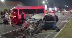 Acidente entre carro de aplicativo e van deixa um morto e feridos em Manaus; uma vítima está em estado grave